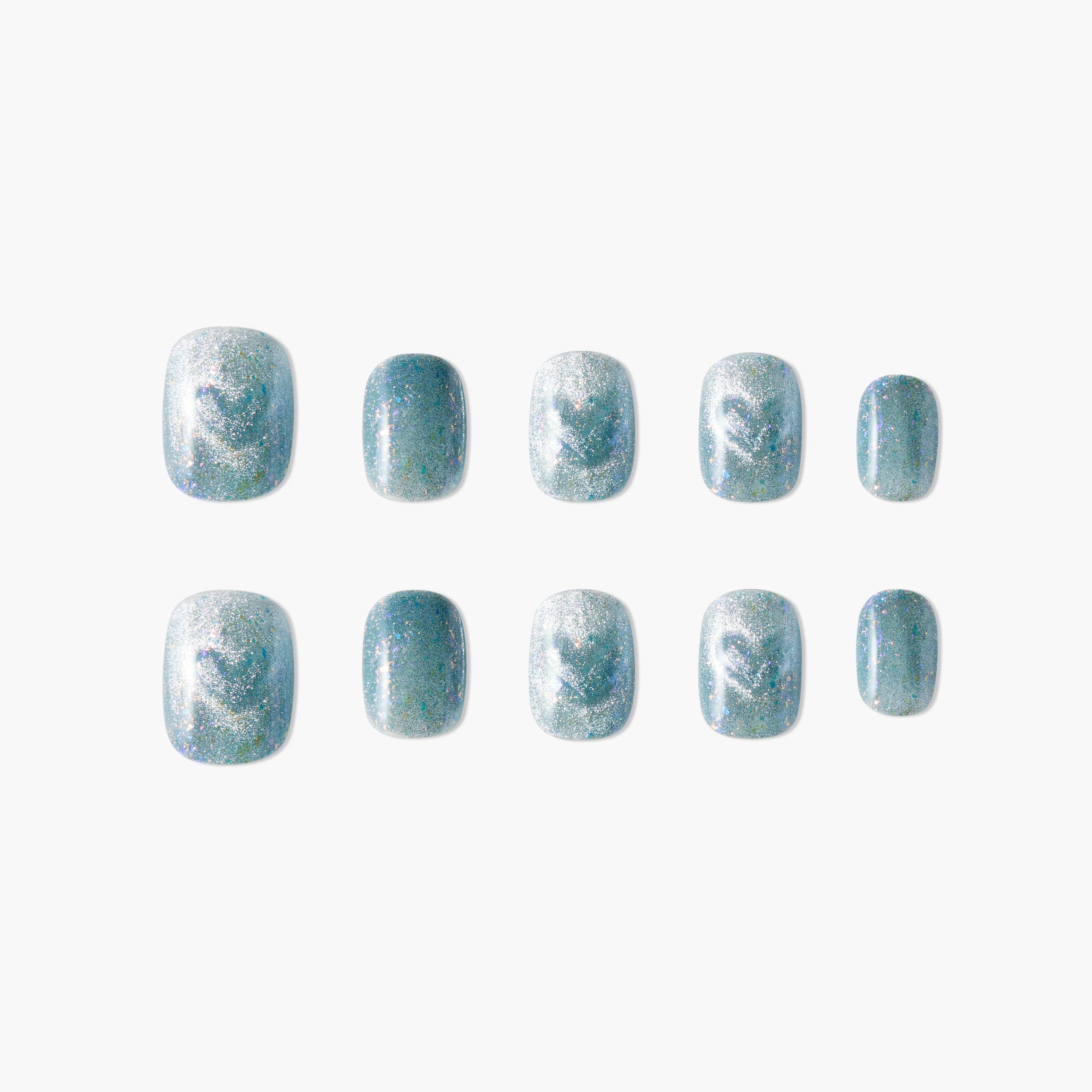 Ocean Mist Sparkle Emily's Nail