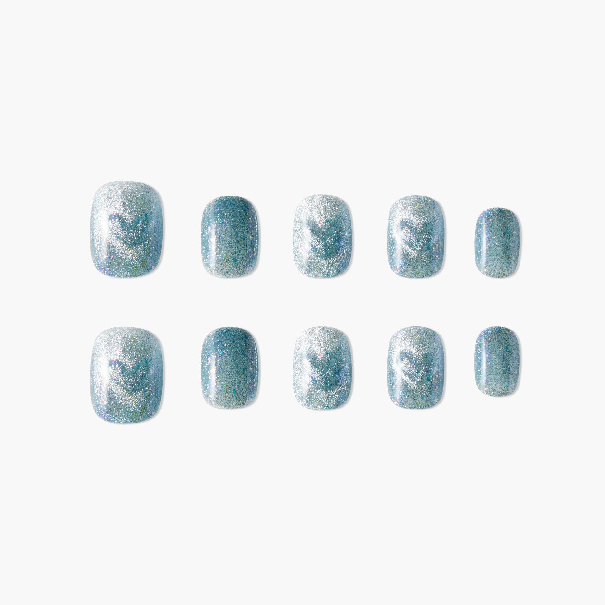 Ocean Mist Sparkle Emily's Nail