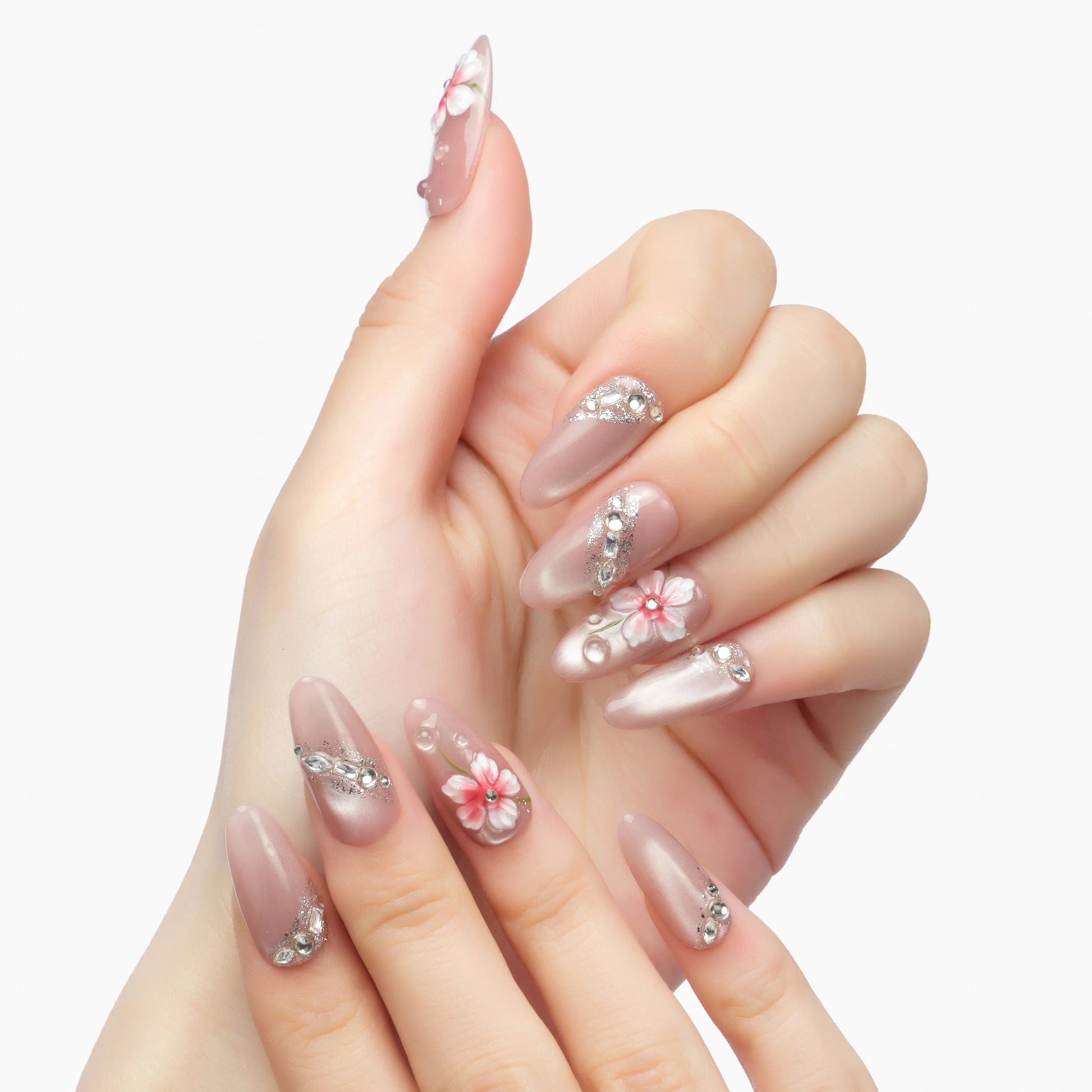 Petal Glow Elegance Emily's Nail