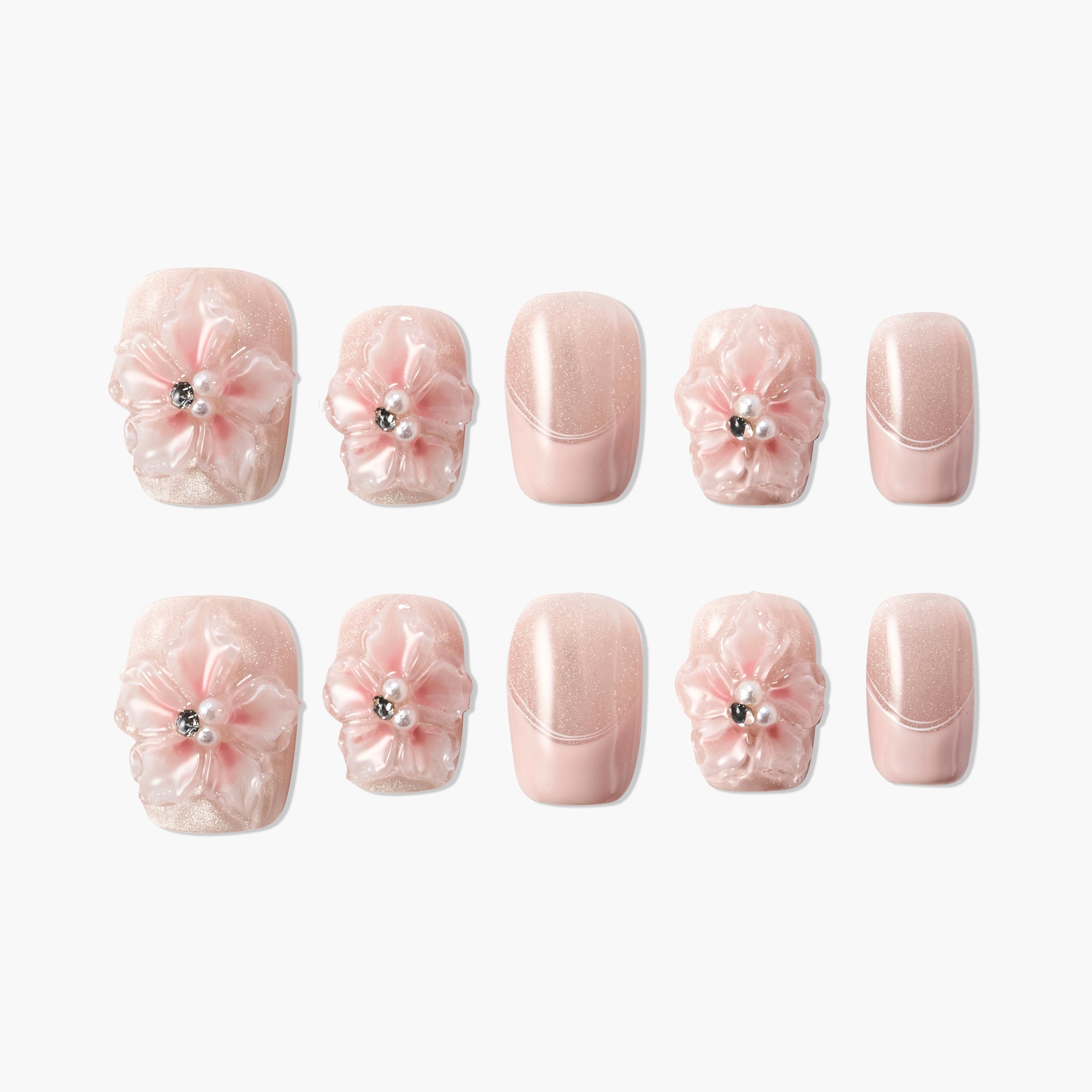 Petal Whisper (Square) Emily’s Nail