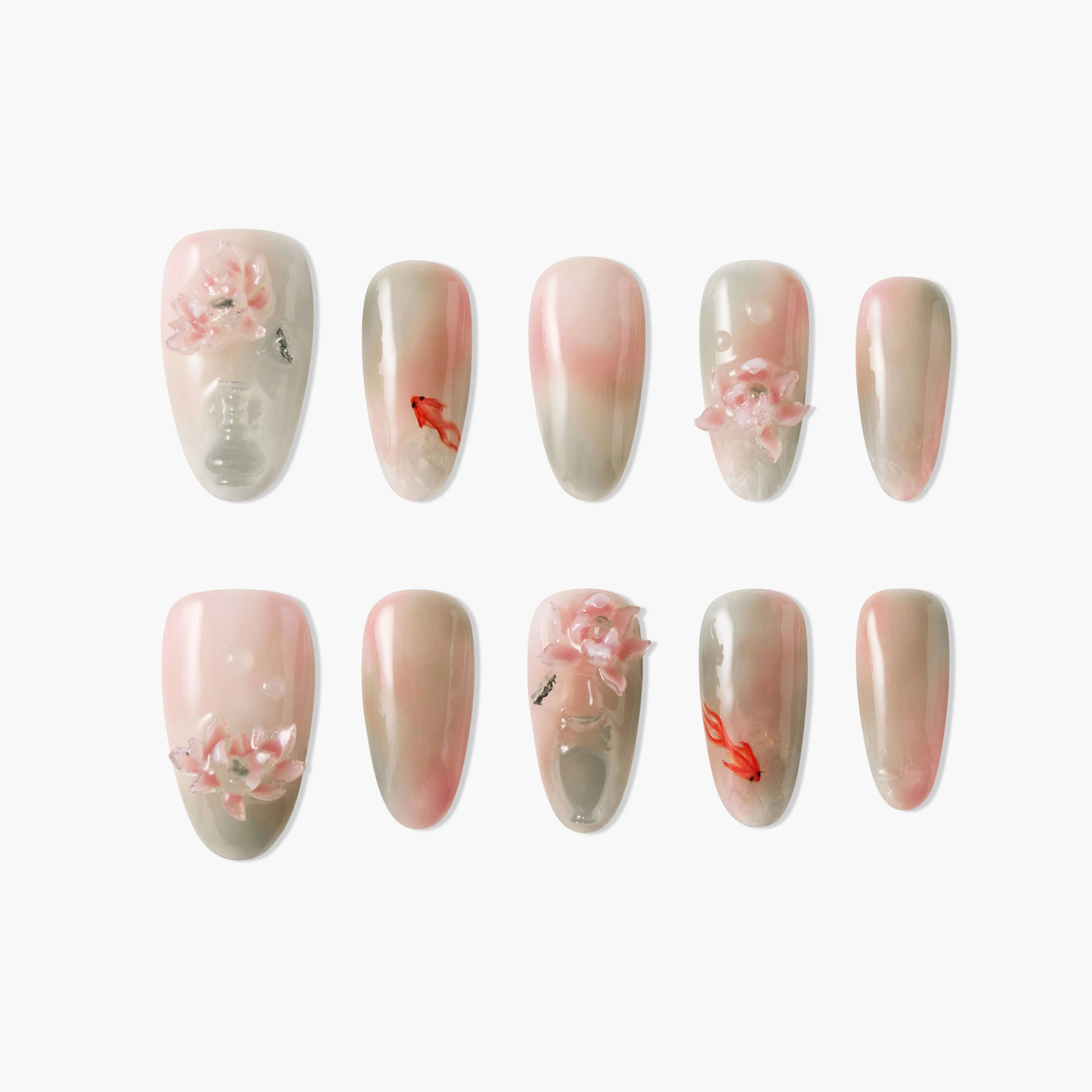 Pink Blossom Elegance Emily's Nail