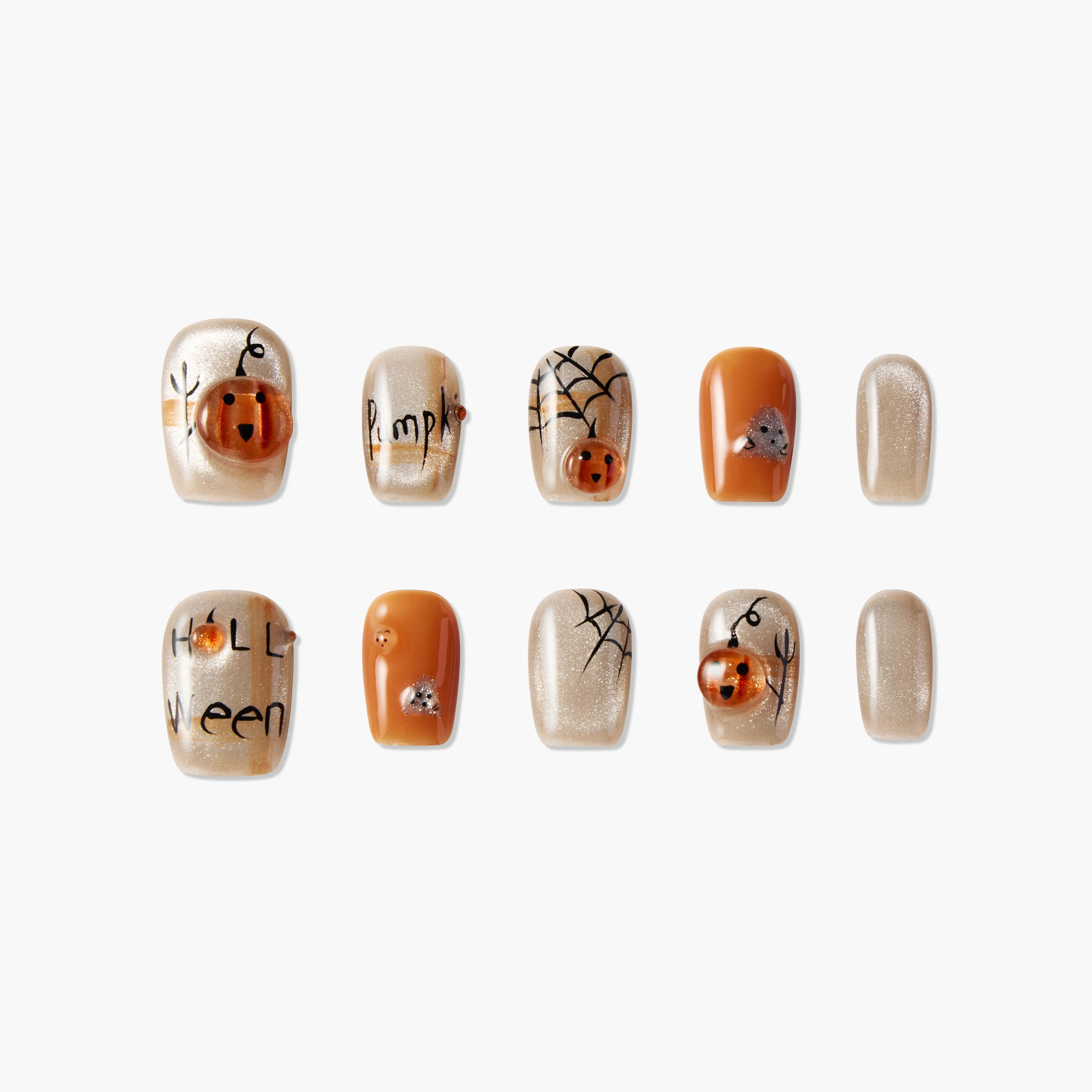 Pumpkin Glow Emily's Nail