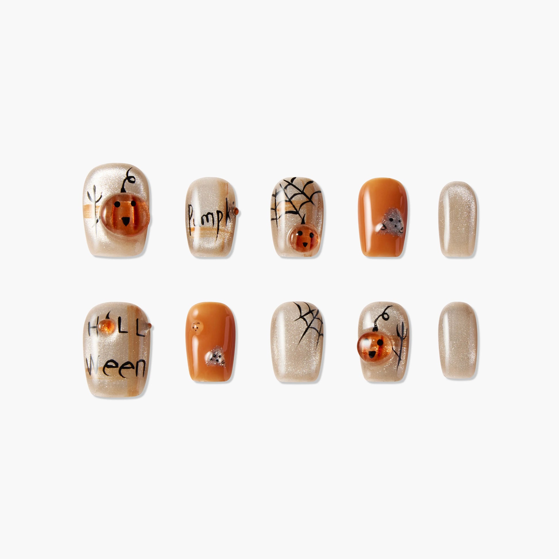 Pumpkin Glow Emily's Nail