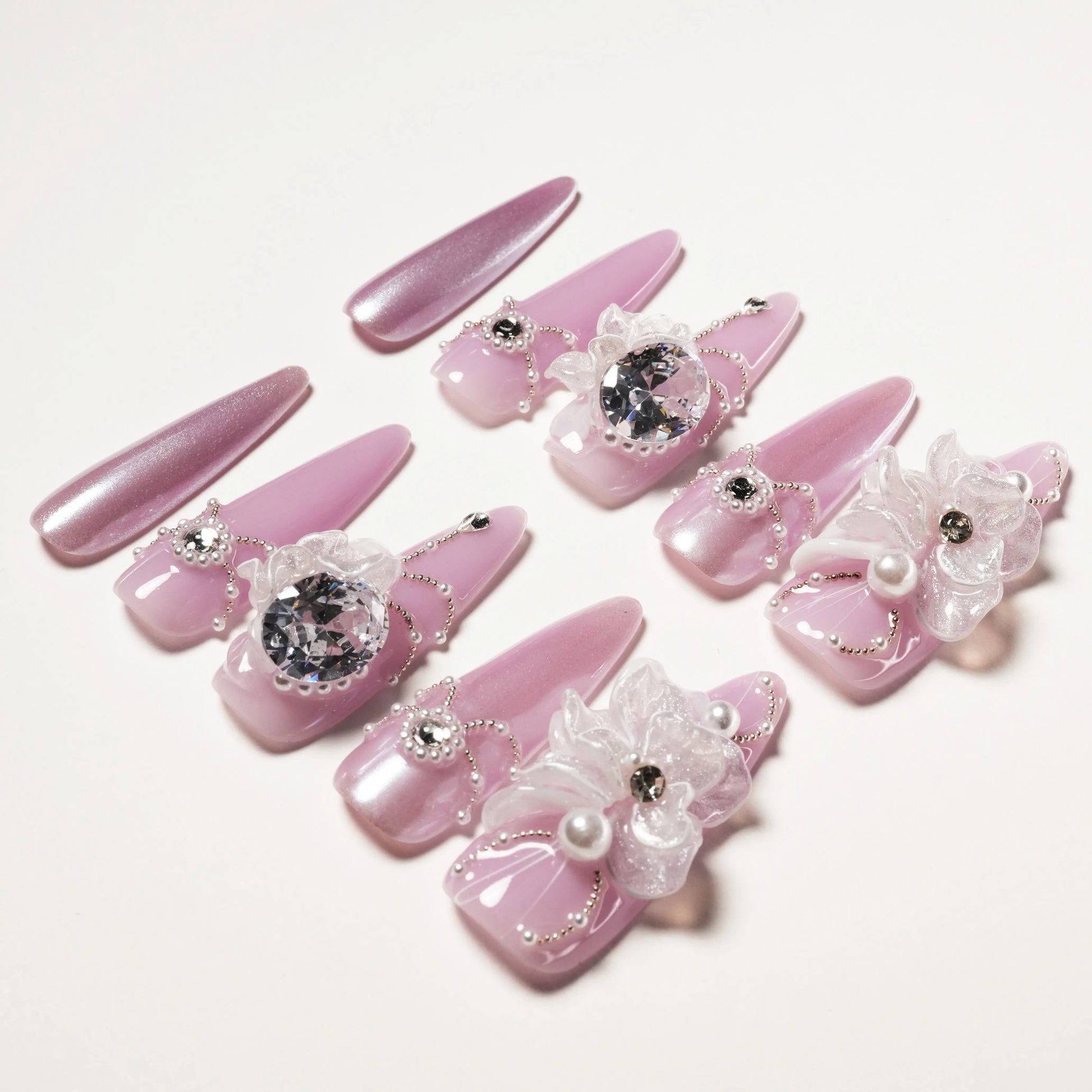 Purple Dream Blossom Emily’s Nail