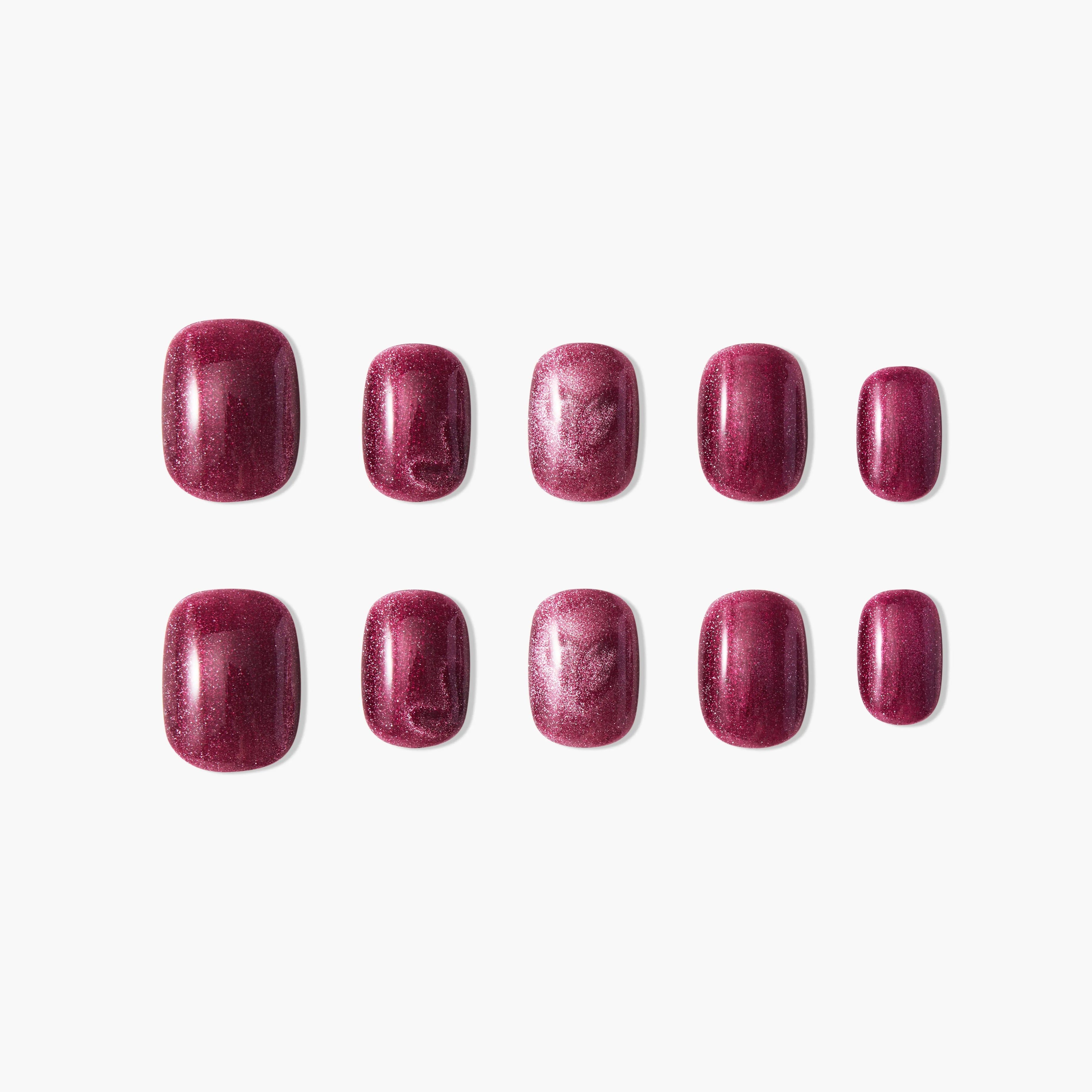 Radiant Ruby Emily's Nail