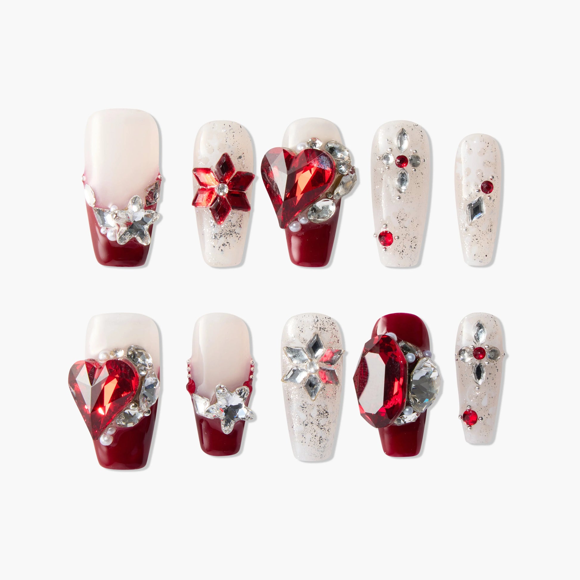 Radiant Ruby Emily's Nail