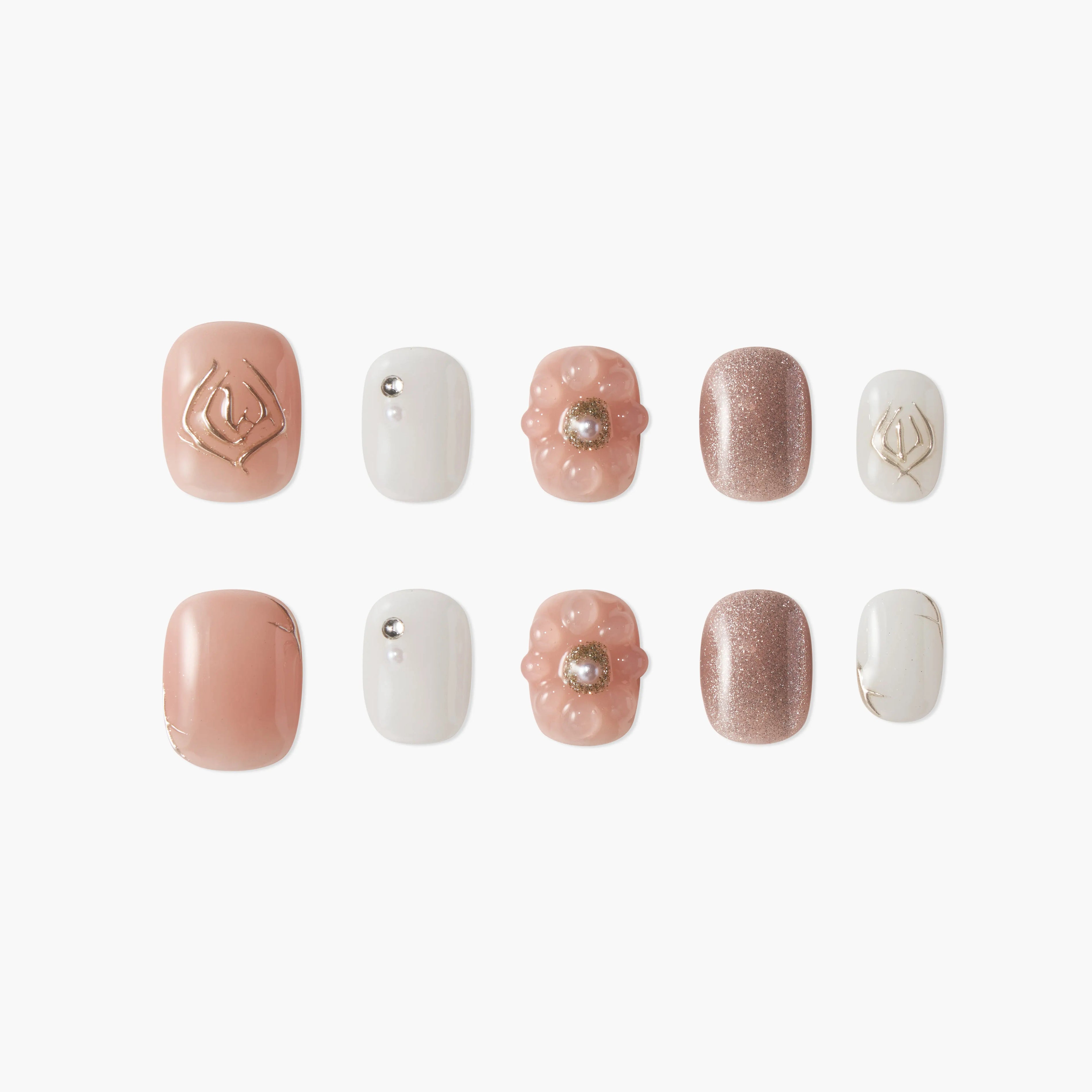 Rose Blossom Elegance Emily's Nail