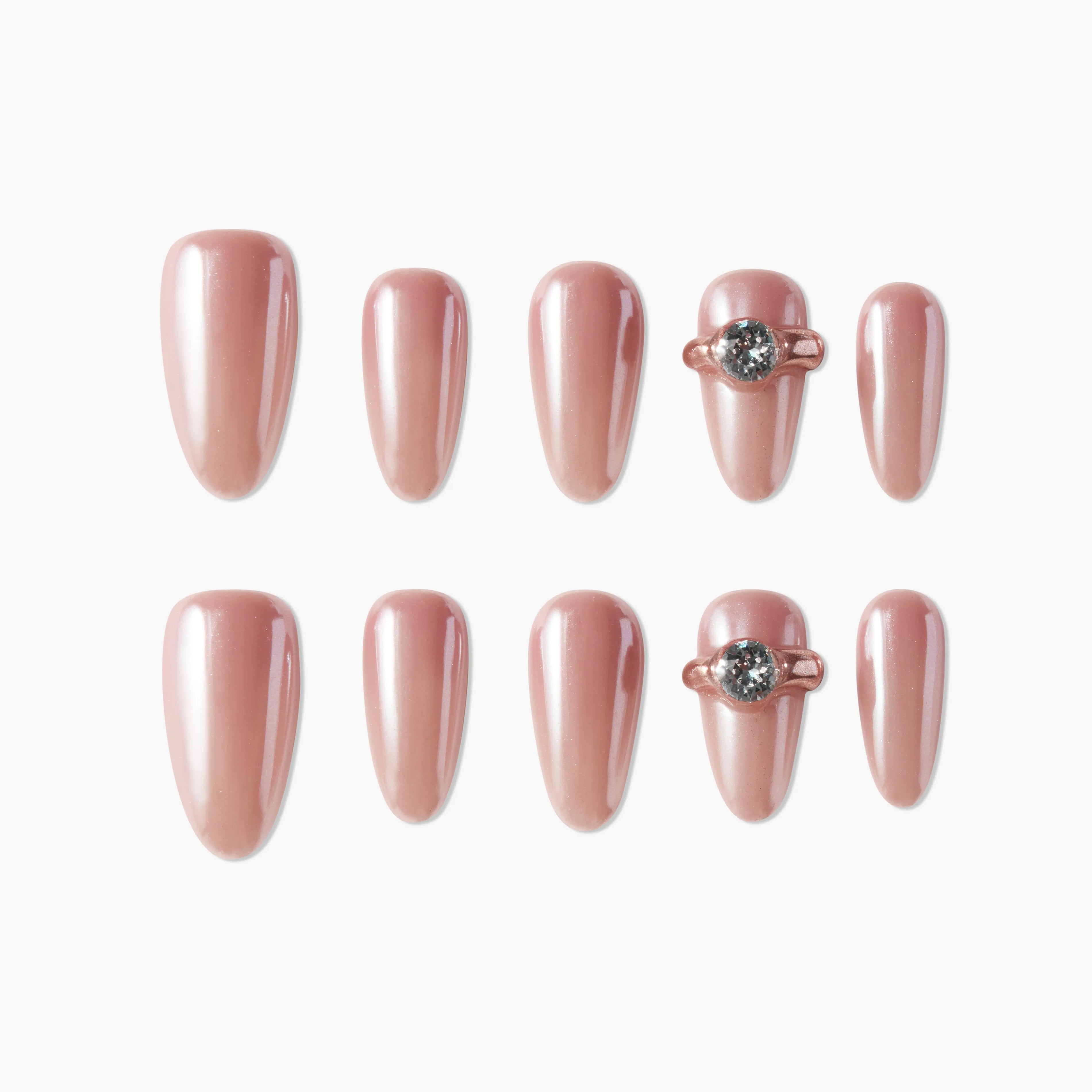 Rose Quartz Grace Emily's Nail