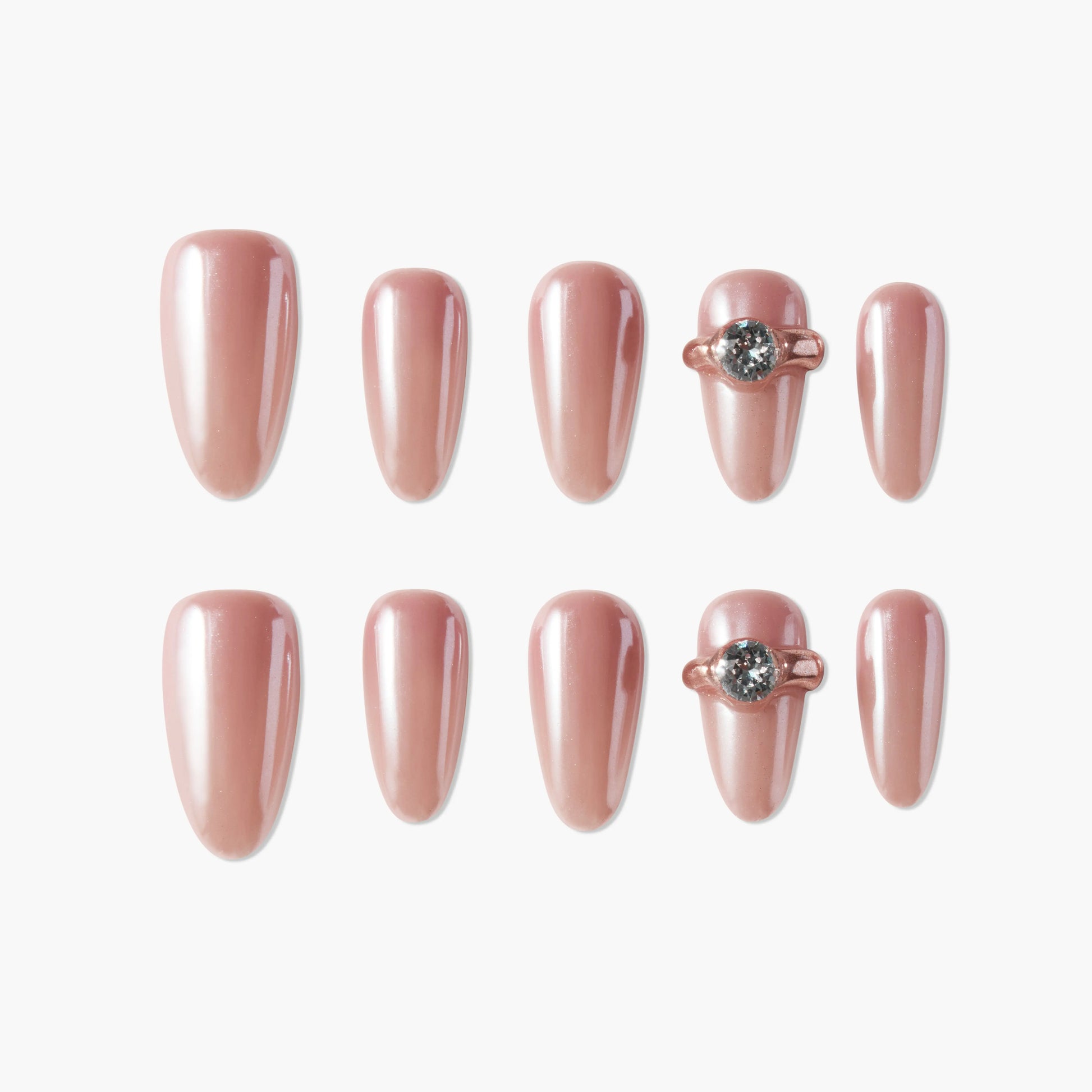 Rose Quartz Grace Emily's Nail