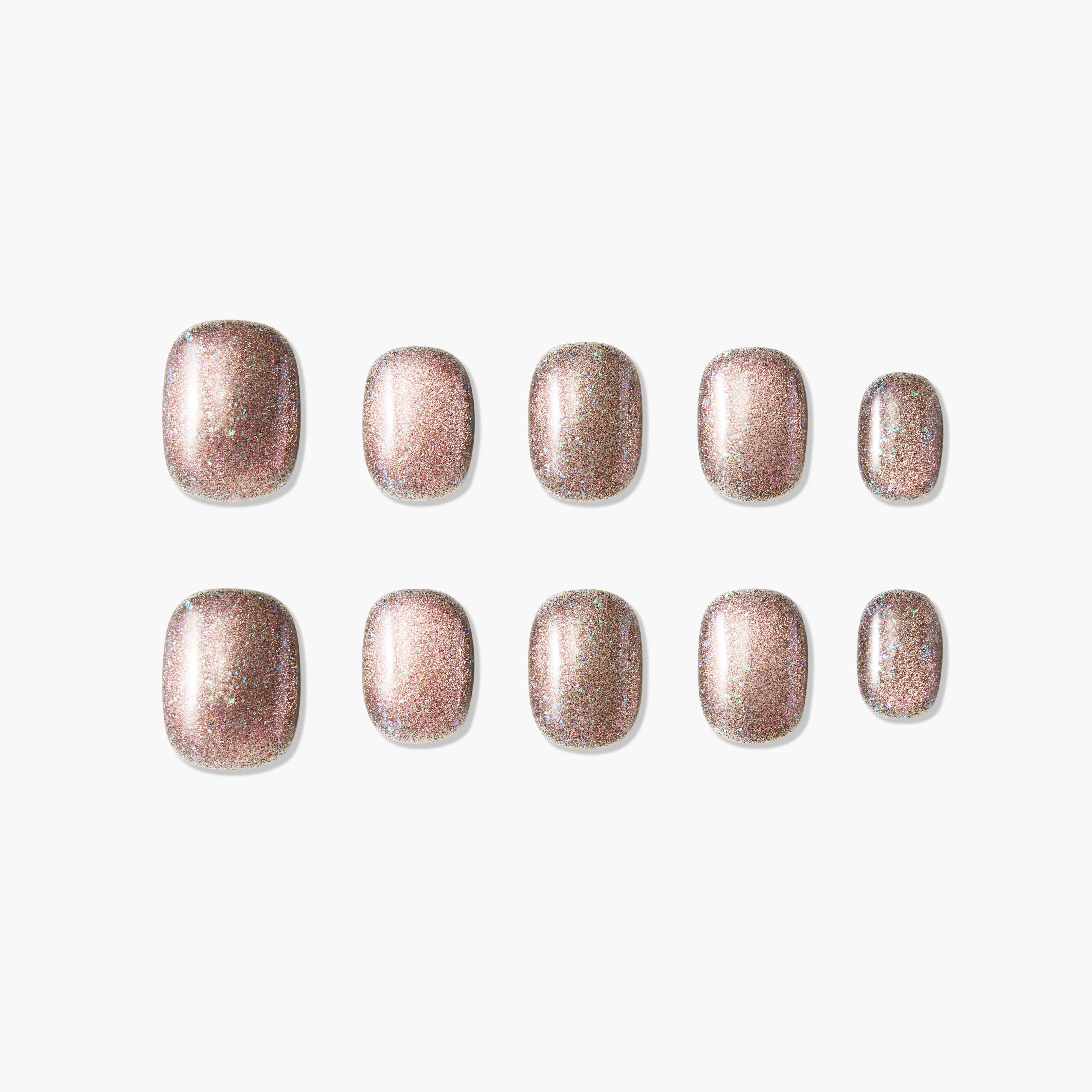 Rose Quartz Sparkle Emily's Nail