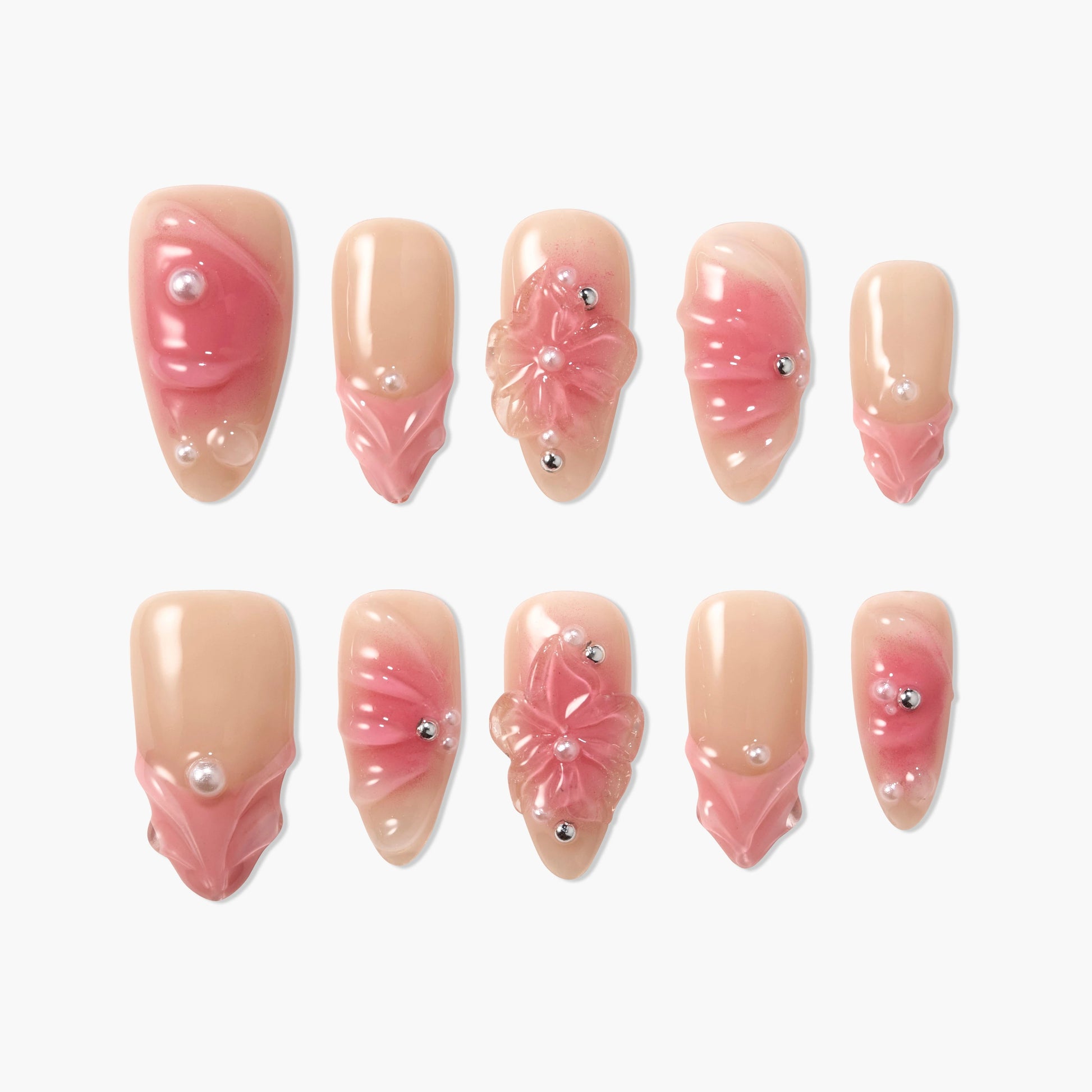 Rosy Veil Bloom Emily’s Nail