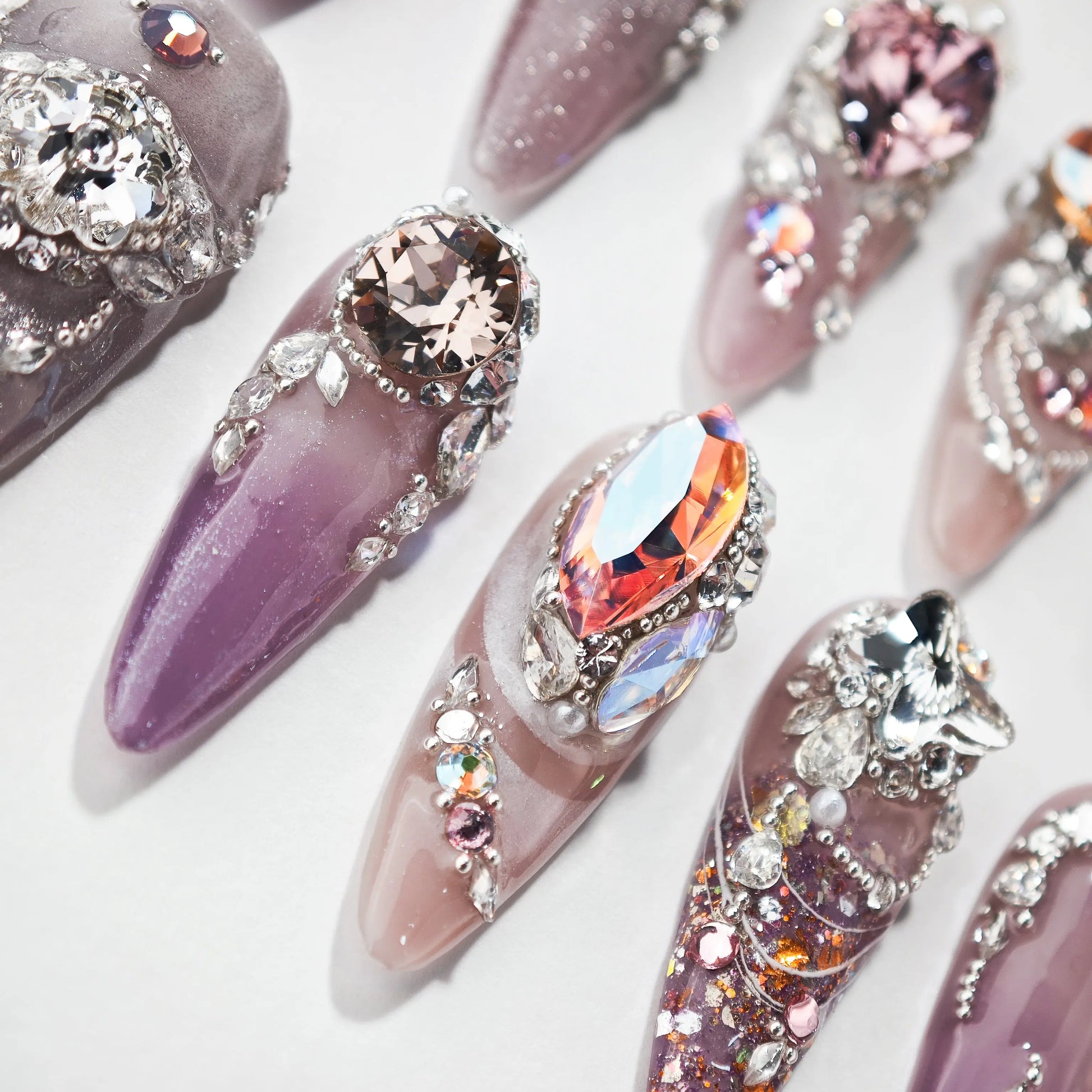 Royal Crystal Bloom Emily’s Nail