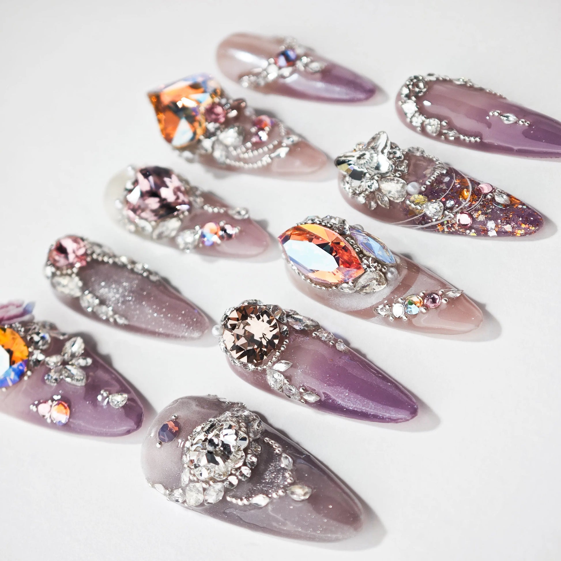 Royal Crystal Bloom Emily’s Nail