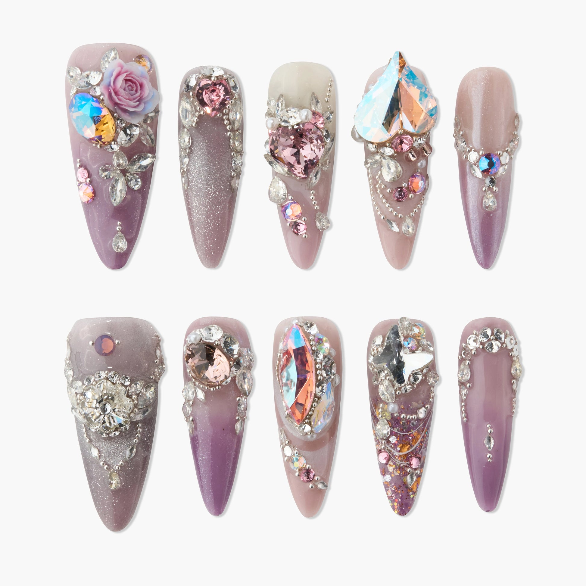 Royal Crystal Bloom Emily’s Nail