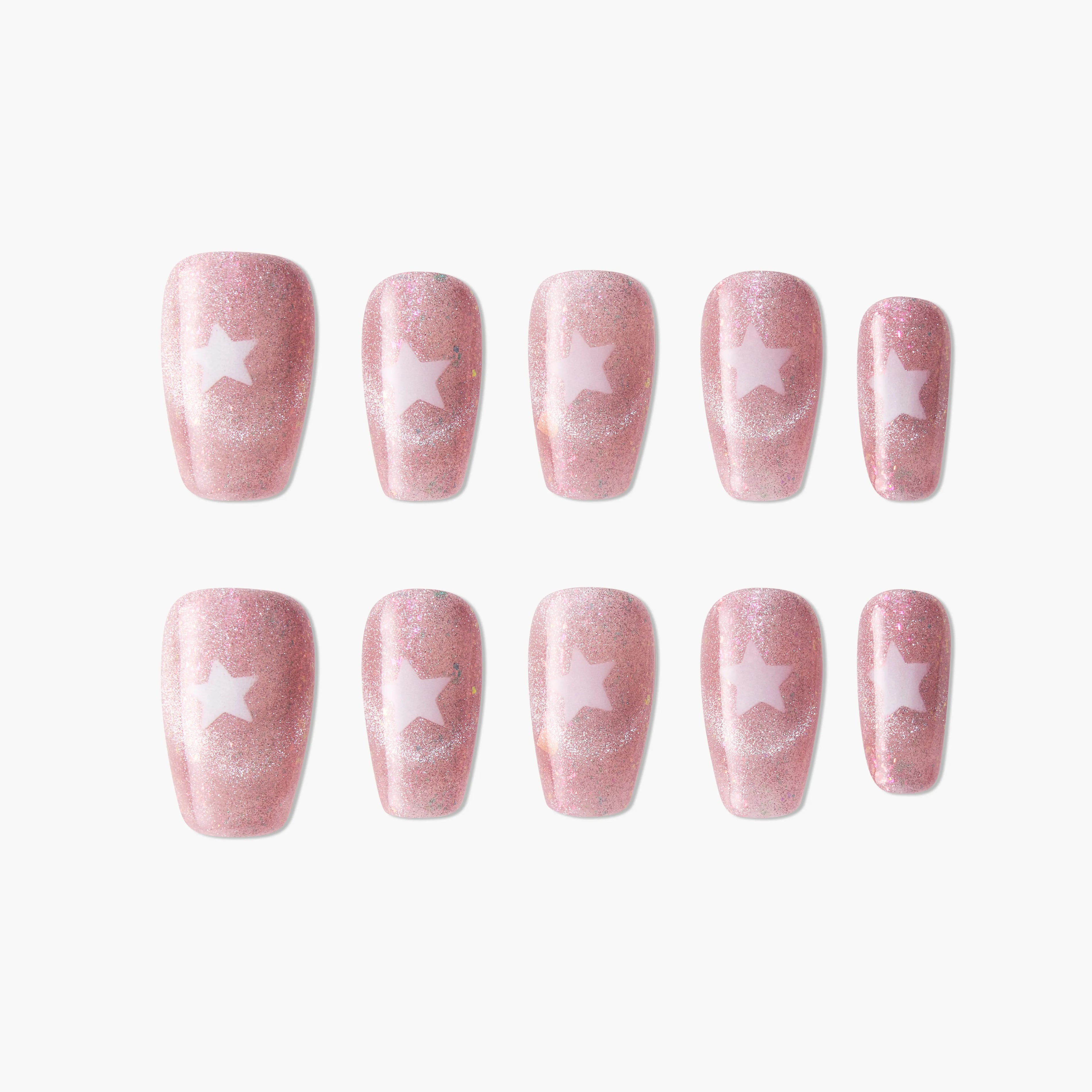 Starry Dream Pink Glow Emily's Nail