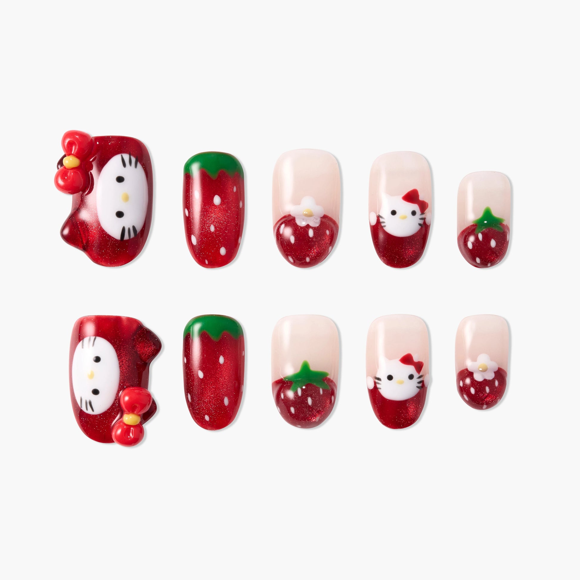 Strawberry Kitty Garden Emily’s Nail