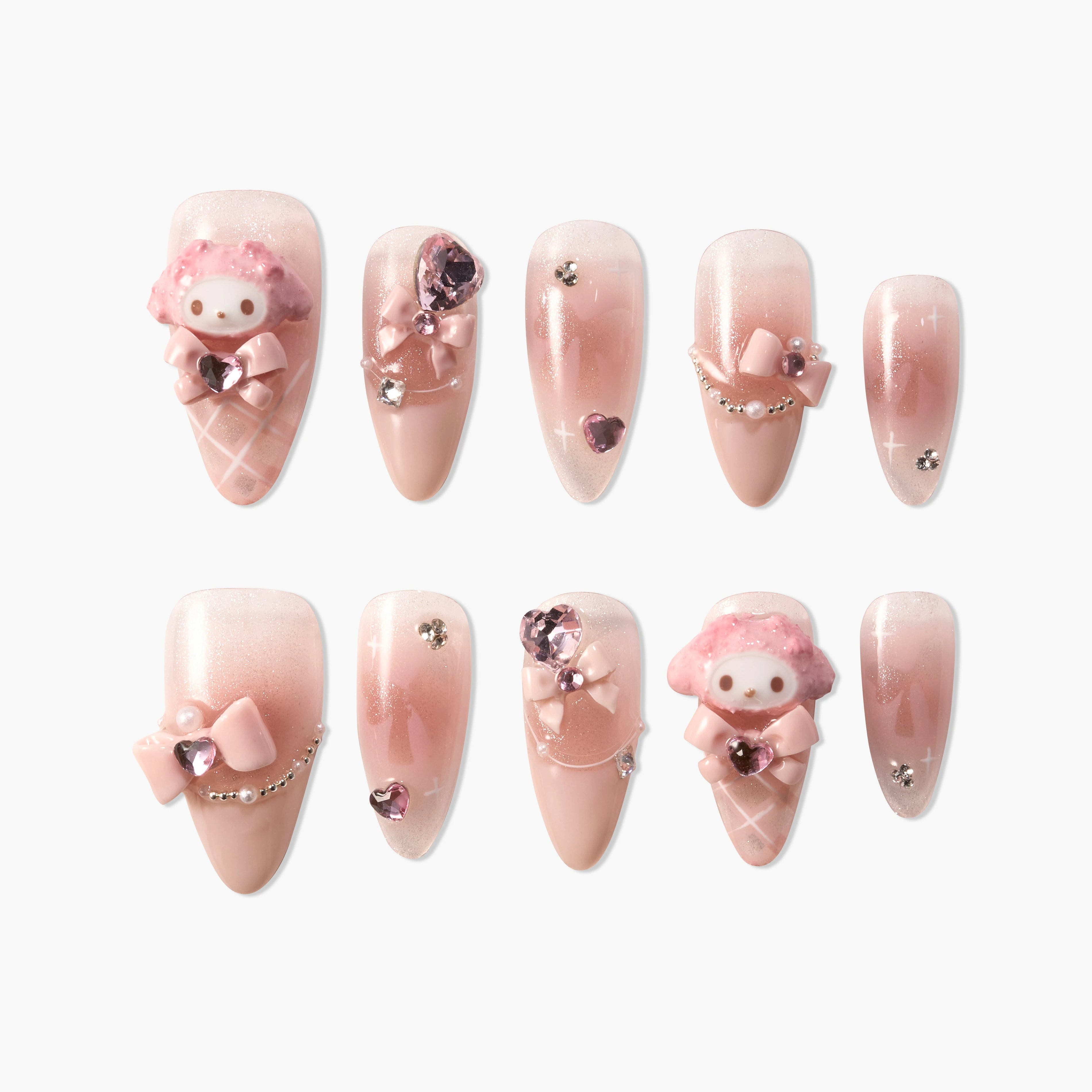 Sweet Melody Dream (Almond) Emily's Nail