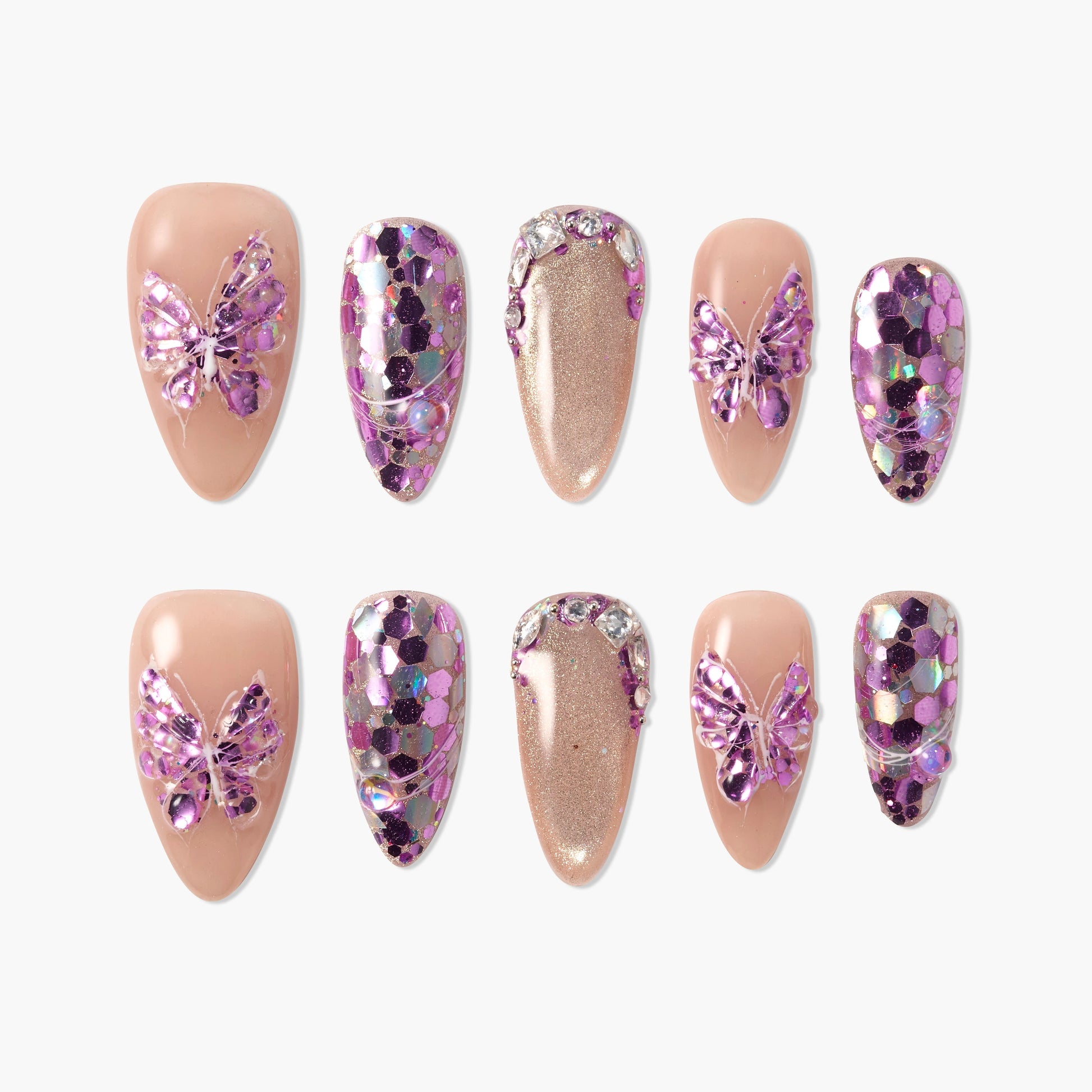 Violet Wings Emily’s Nail